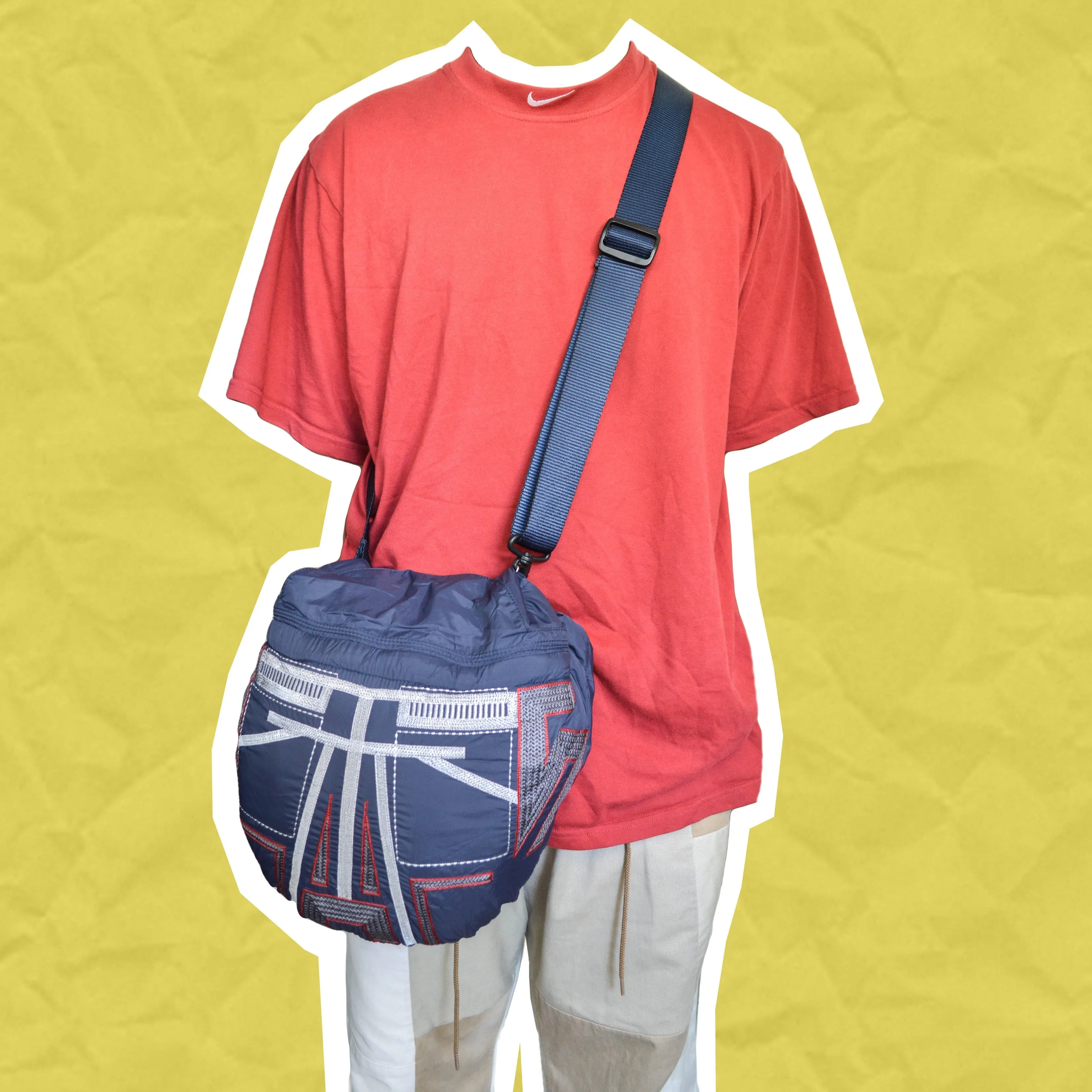 - Convertible Sling Over Puffer Jacket (~M~)
