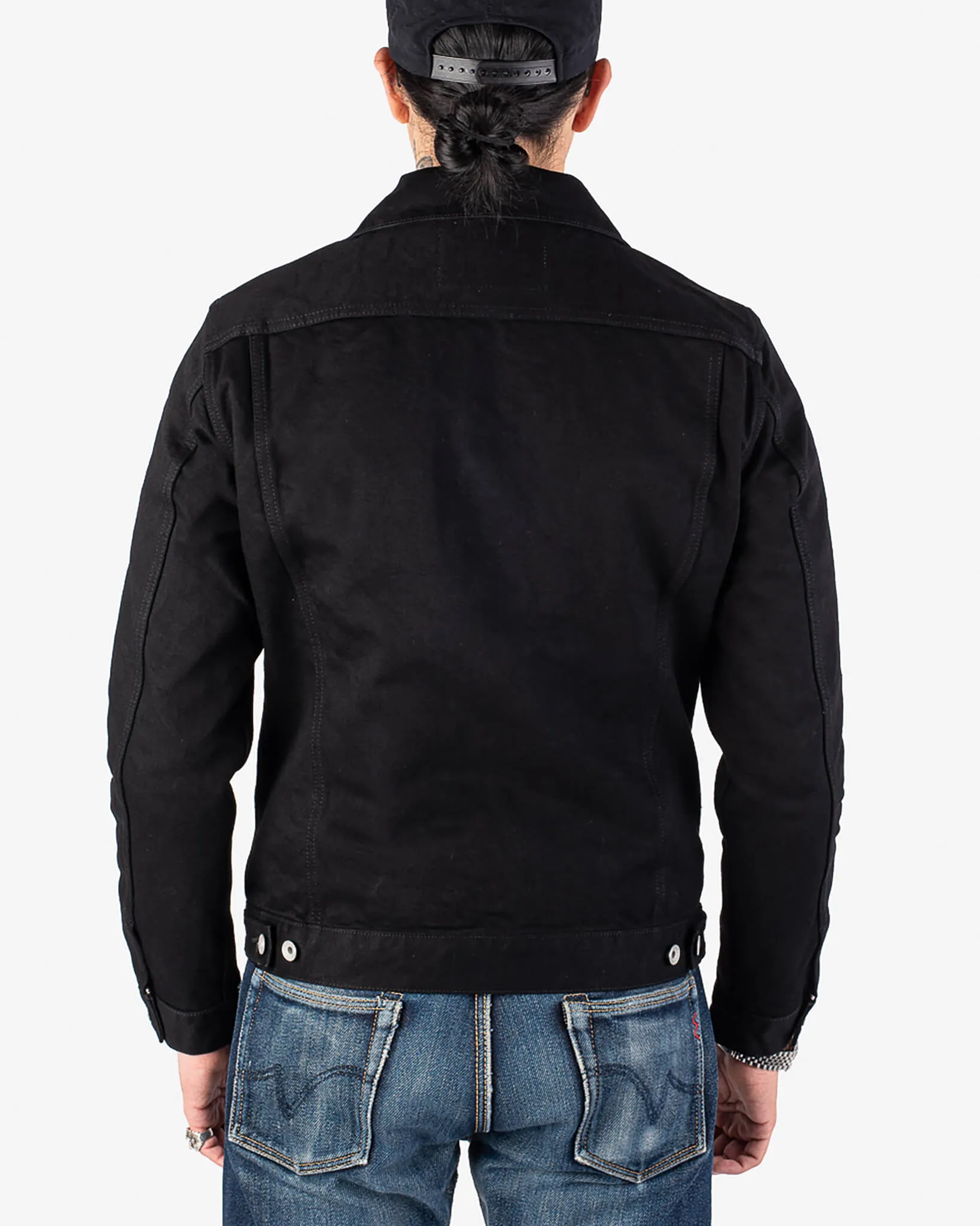 14oz Selvedge Denim Modified Type III Jacket -  Black/Black