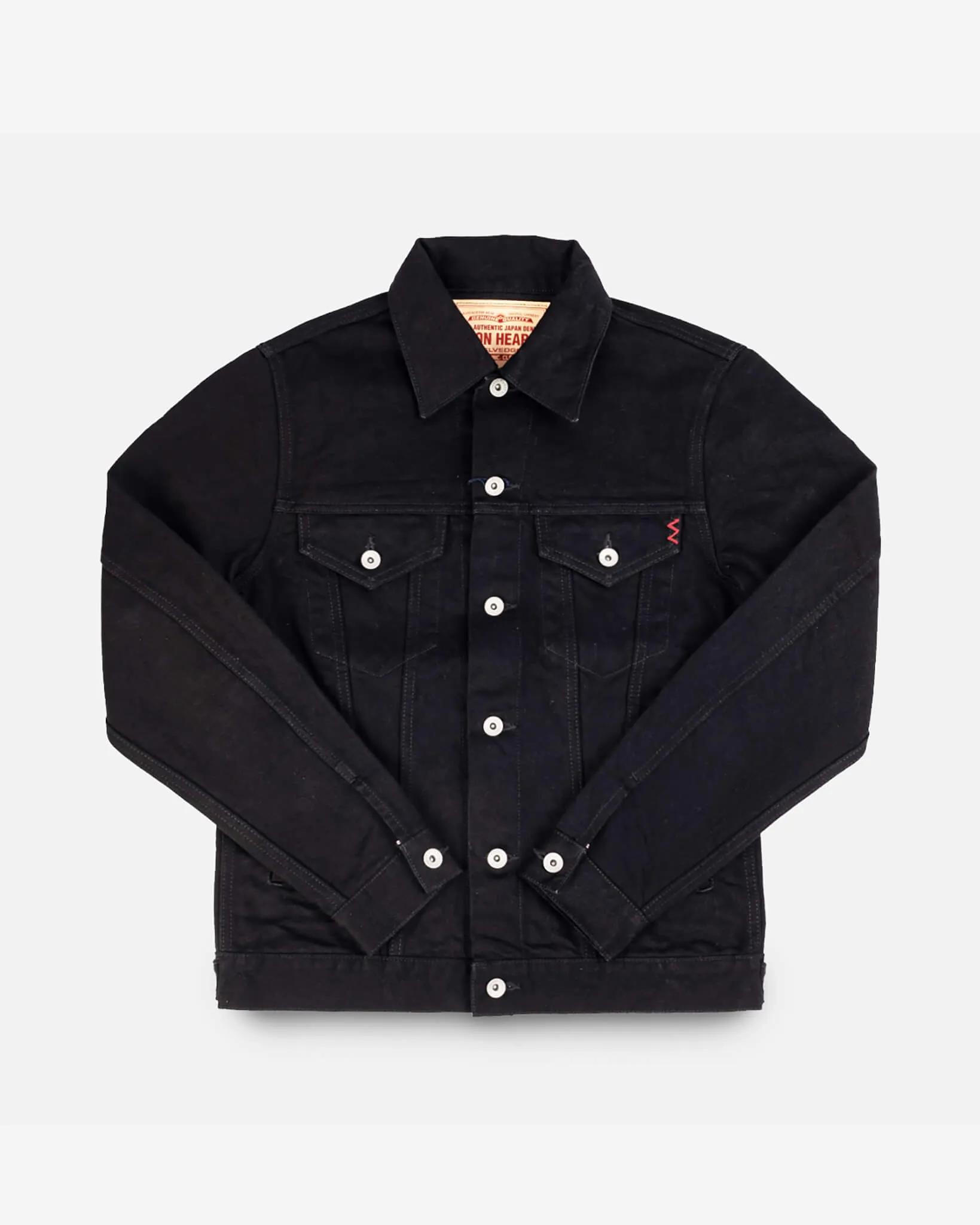 14oz Selvedge Denim Modified Type III Jacket -  Black/Black