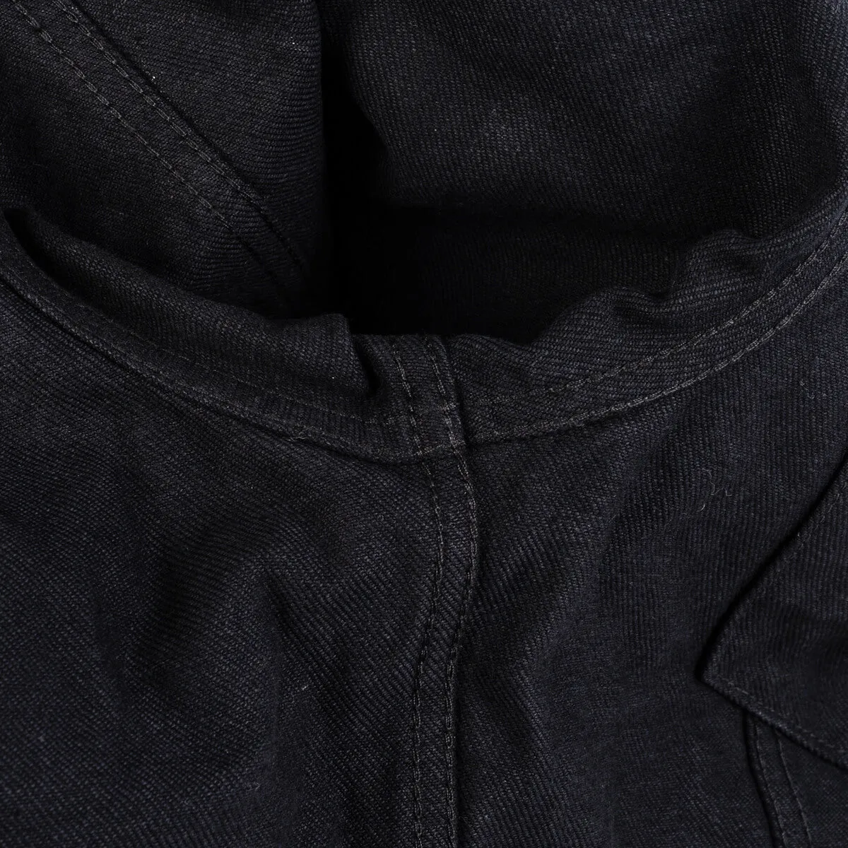 14oz Selvedge Denim Modified Type III Jacket -  Black/Black