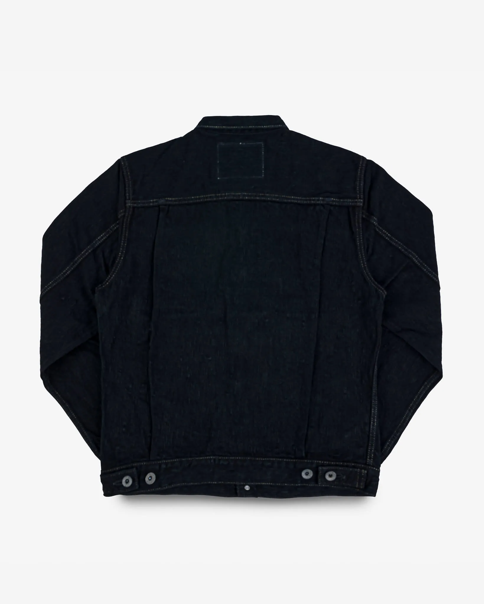 16oz Slubby Selvedge Denim Type II Jacket - Indigo Overdyed Black