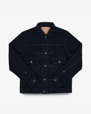 16oz Slubby Selvedge Denim Type II Jacket - Indigo Overdyed Black