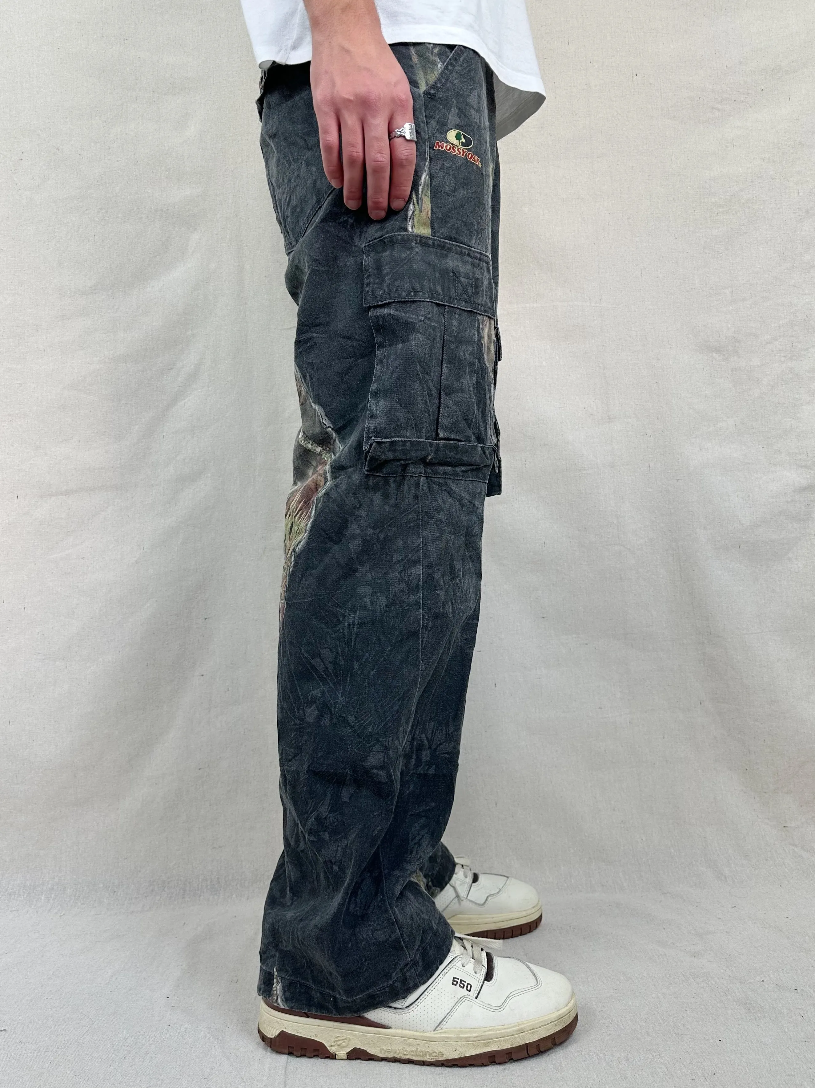 90's Mossyoak Realtree Camo Vintage Cargo Pants Size 32x31