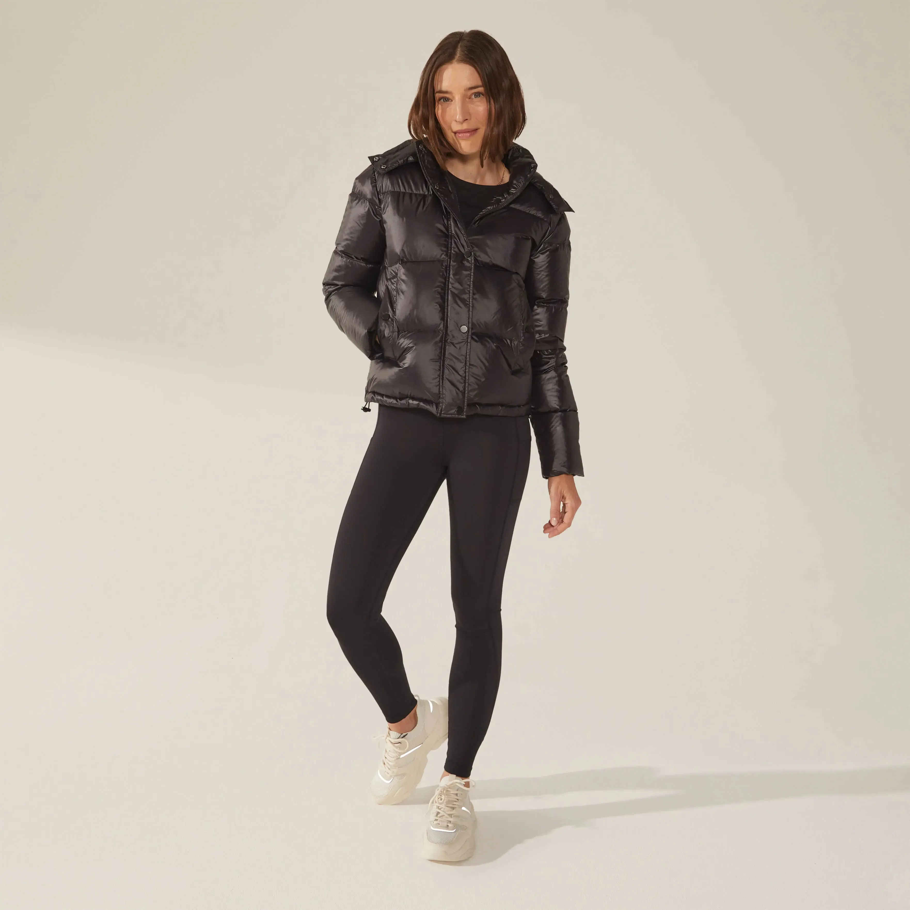 Adeline Hooded Down Puffer Jacket by Italic