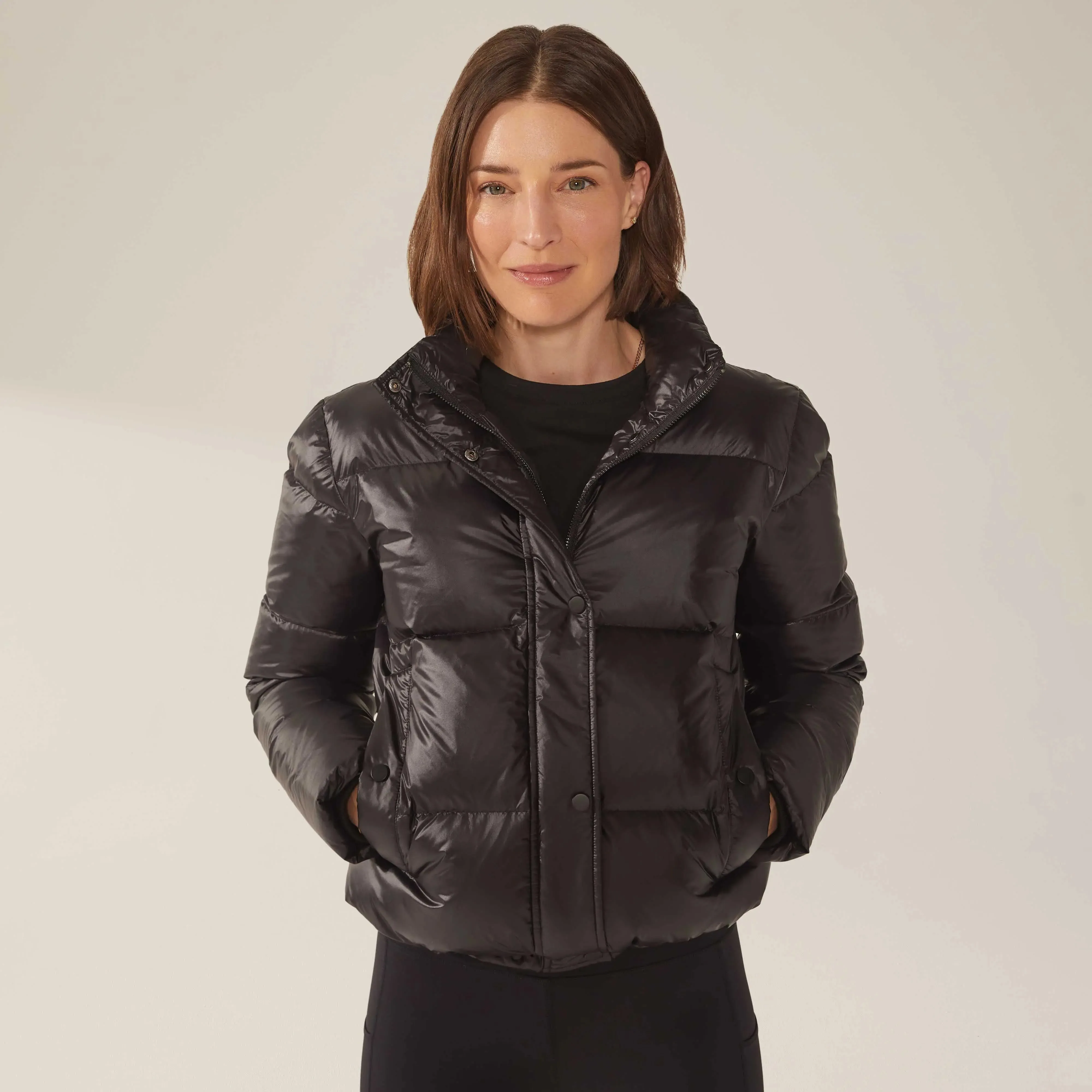 Adeline Hooded Down Puffer Jacket by Italic