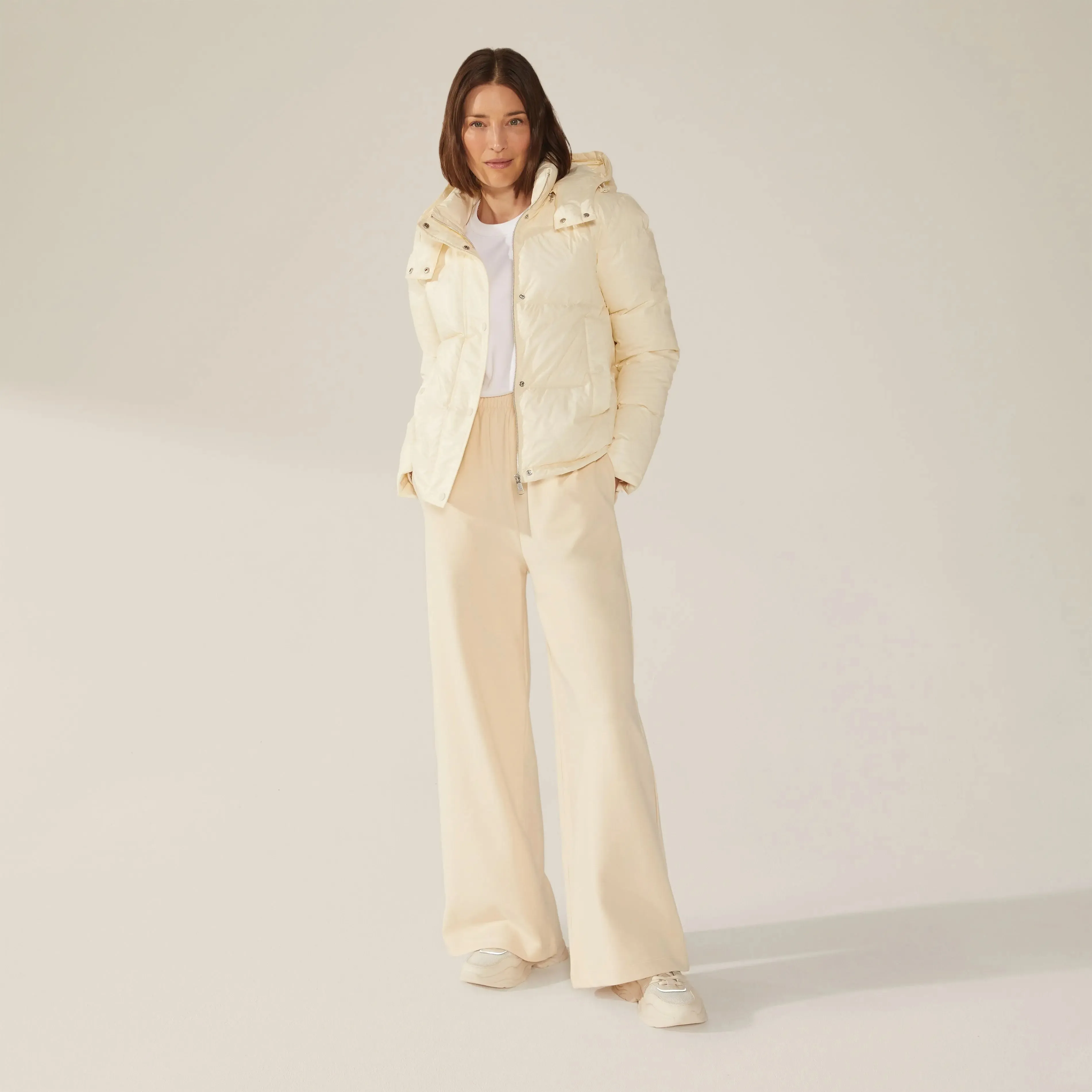 Adeline Hooded Down Puffer Jacket by Italic