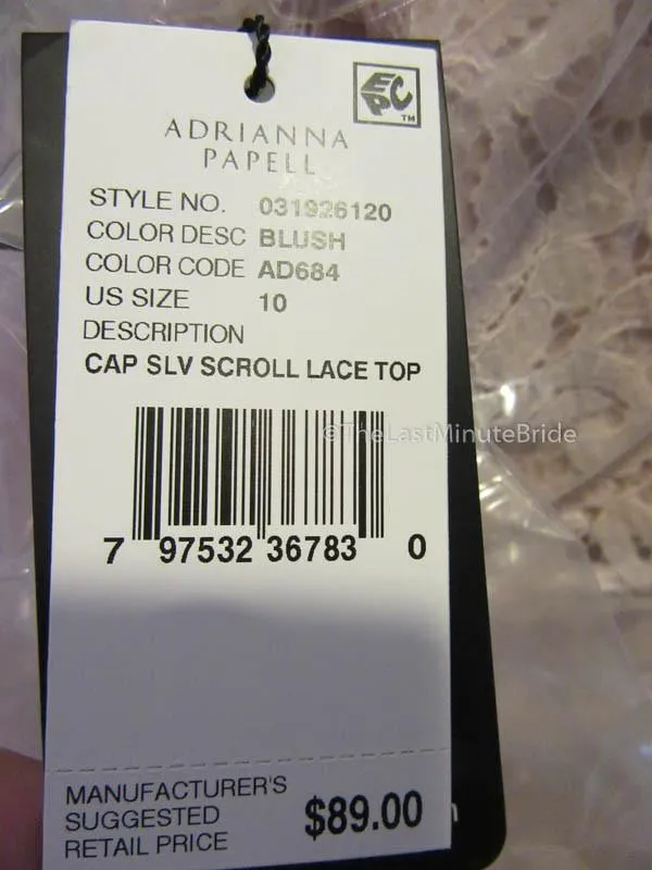 Adrianna Papell 031926100/120 Size 10