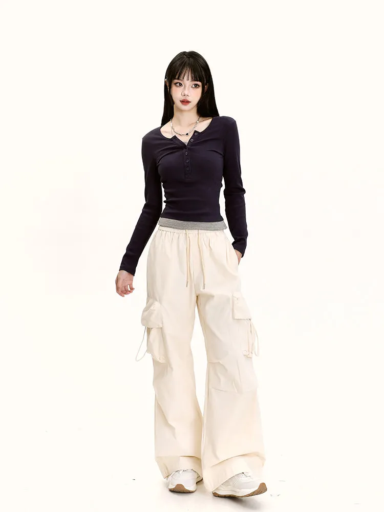 American Street Drawstring Cargo Pants