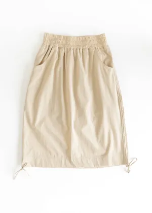 Andie Beige Hiking Midi Skirt