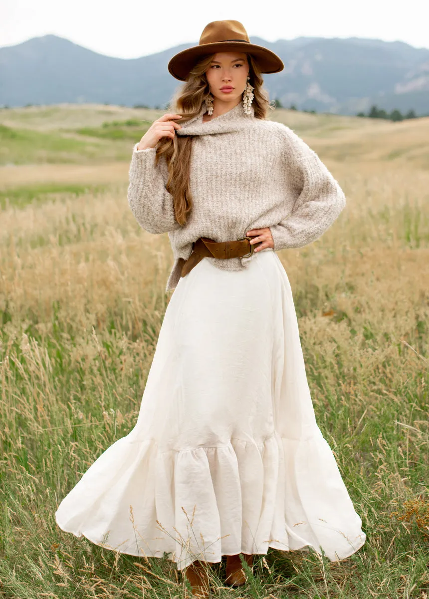 Annah Skirt in Cream
