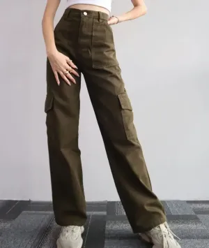Army Green Cargo Pants Women