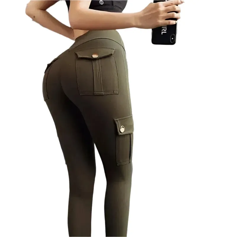 Aurora – TrendVibe Cargo Leggings for Women