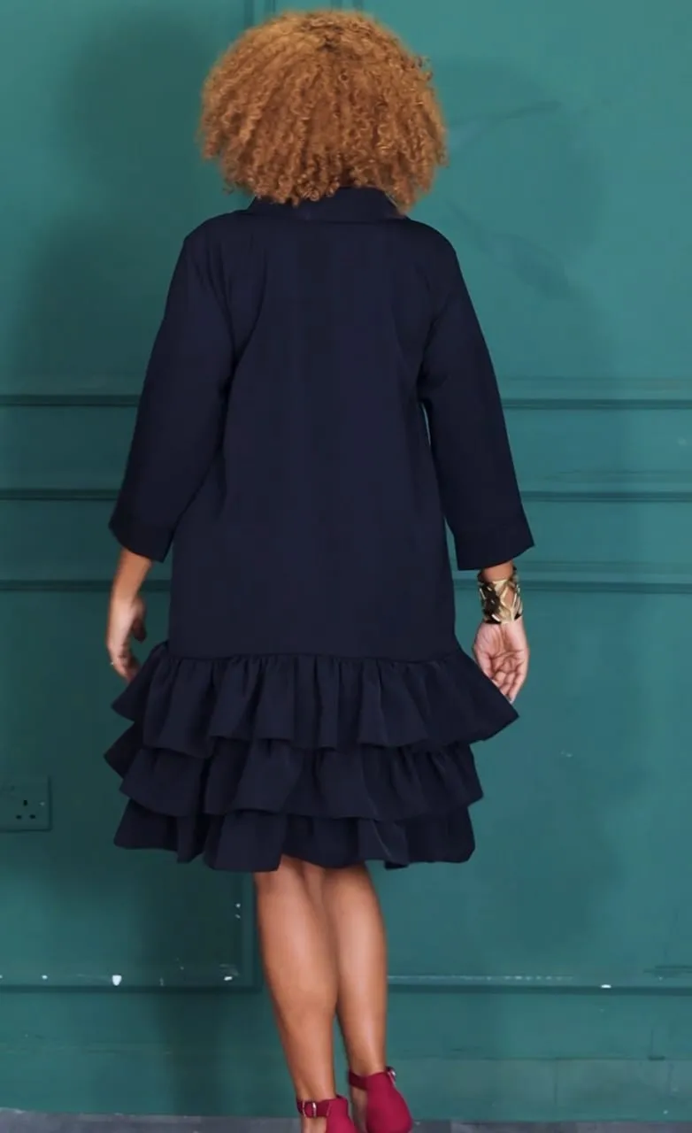 Ayweyo Shift Dress - Black