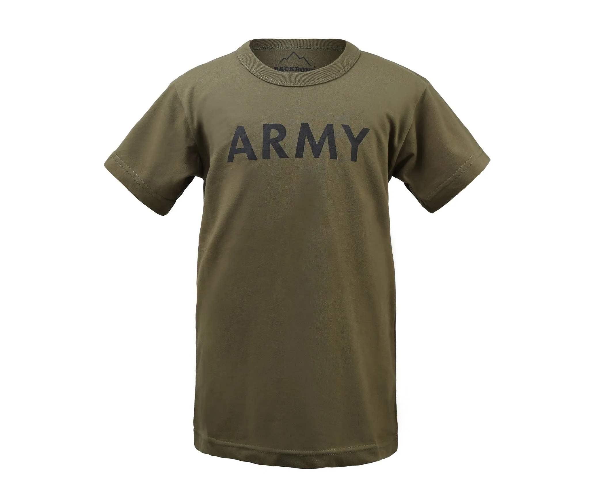 Backbone Boys Girls Kids Teens Army Style Camo T-Shirt Tee