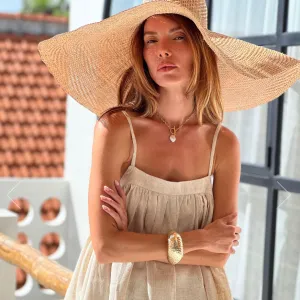 Bay Top - Beige Woven