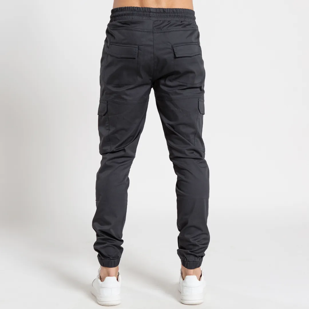 Bee Inspired Rivero Cargo Pants Charcoal