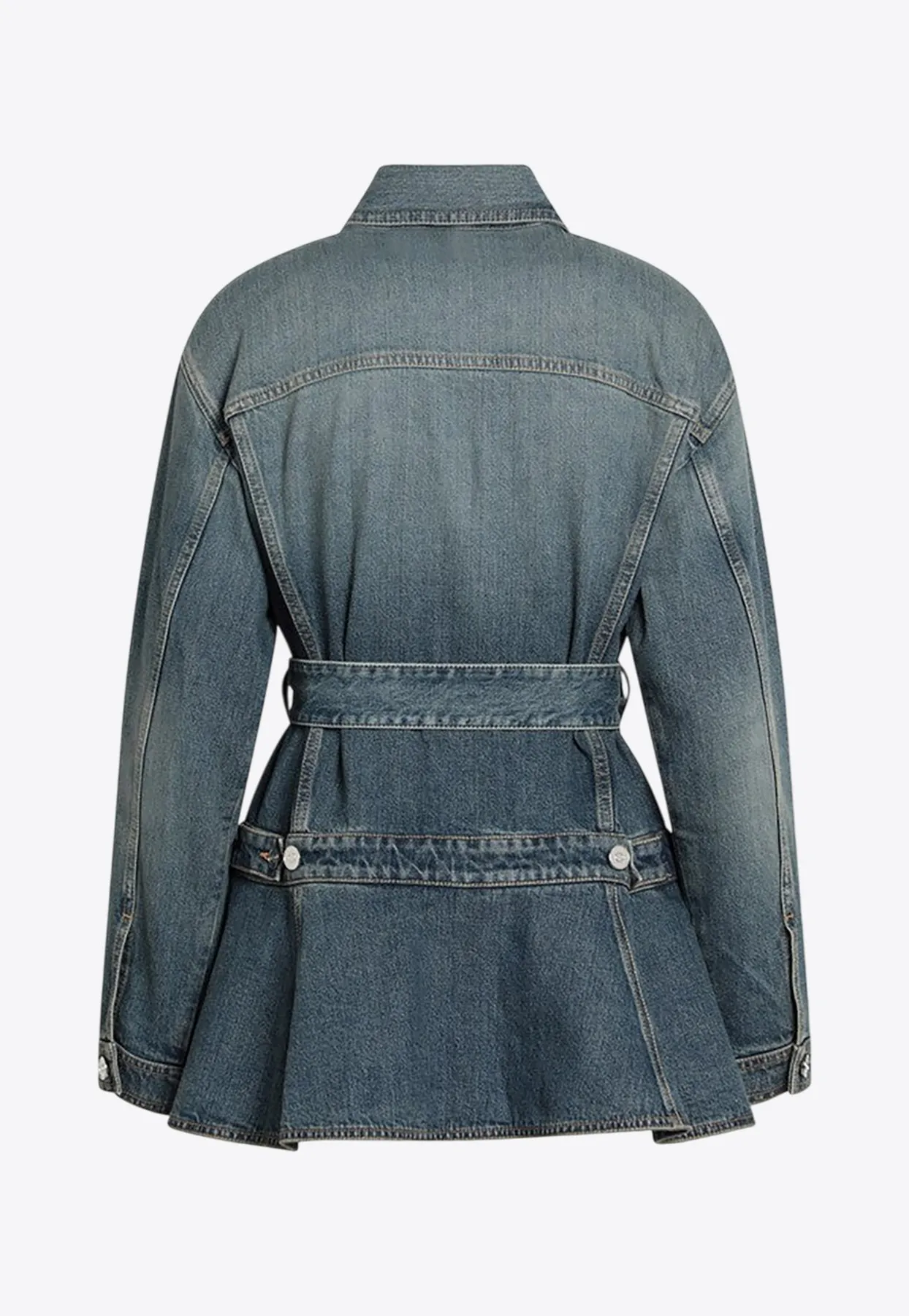 Belted Denim Jacket