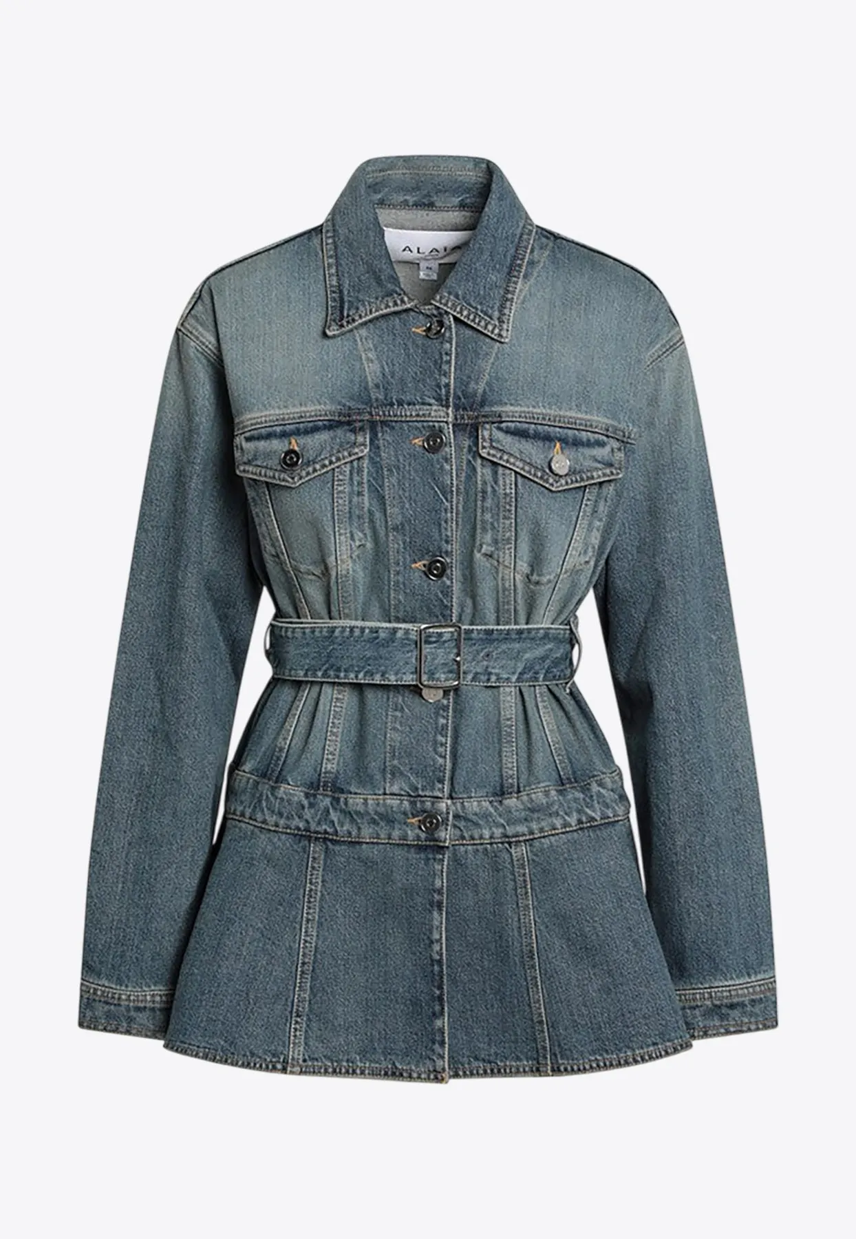 Belted Denim Jacket