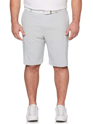 Big & Tall Stretch Solid Cargo Short with Active Waistband