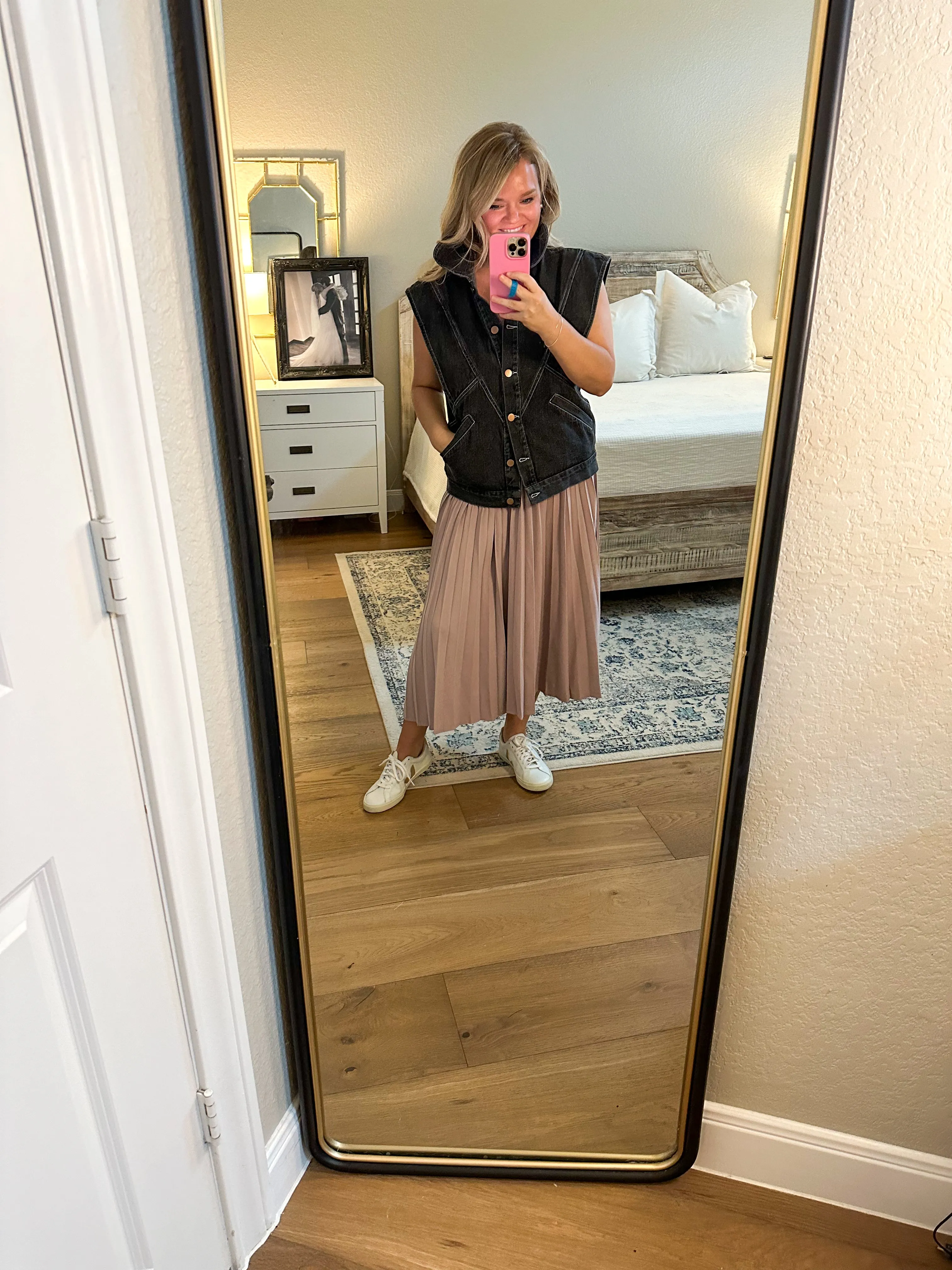 Black Denim Vest
