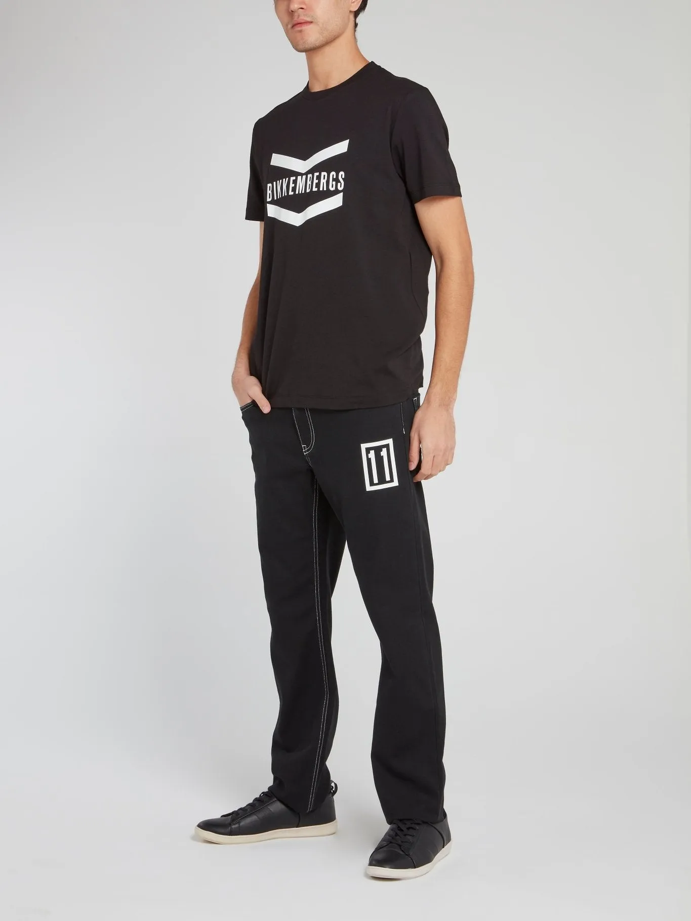 Black Straight Fit Logo T-Shirt