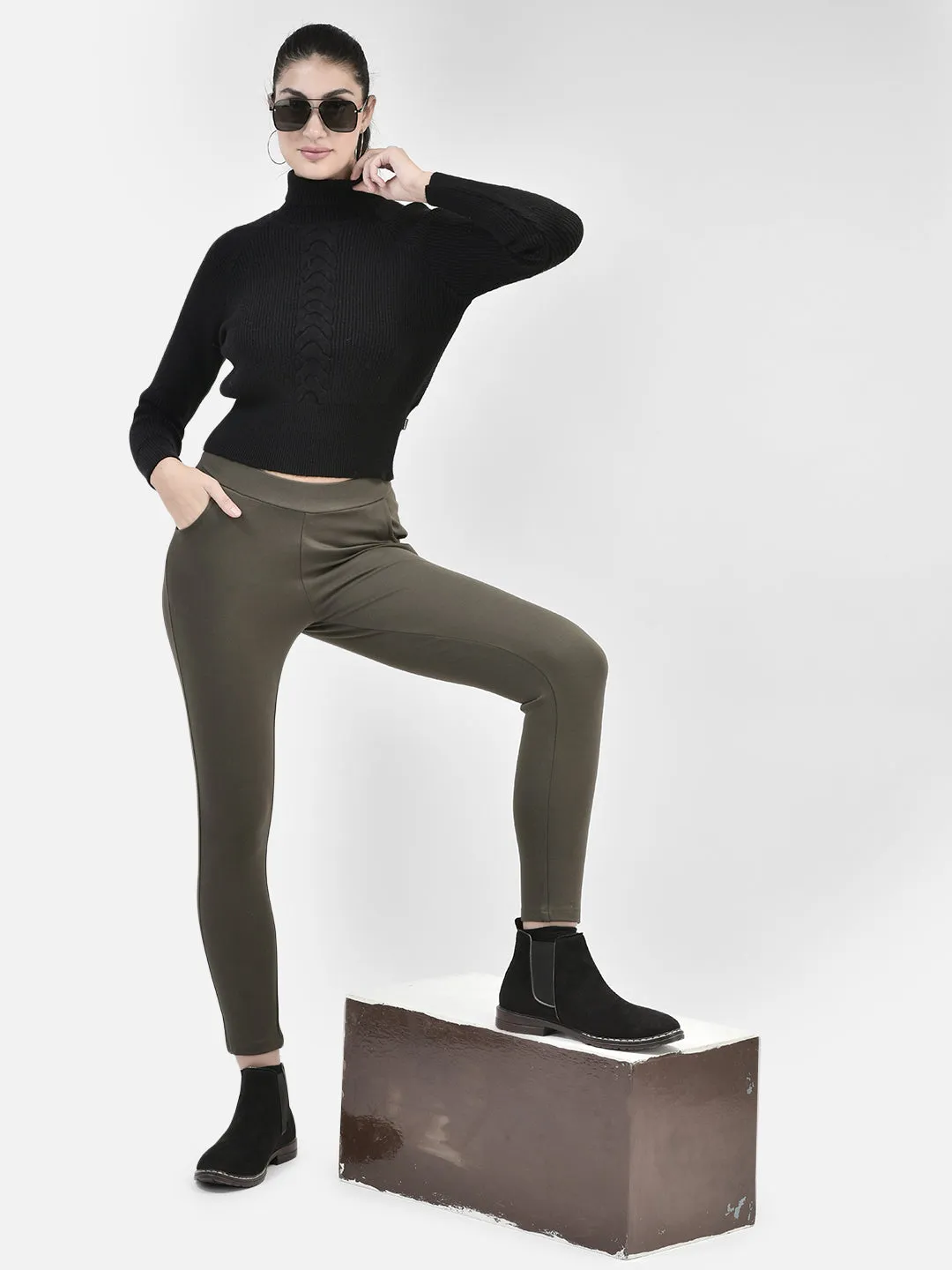 Black Turtle Neck Sweater