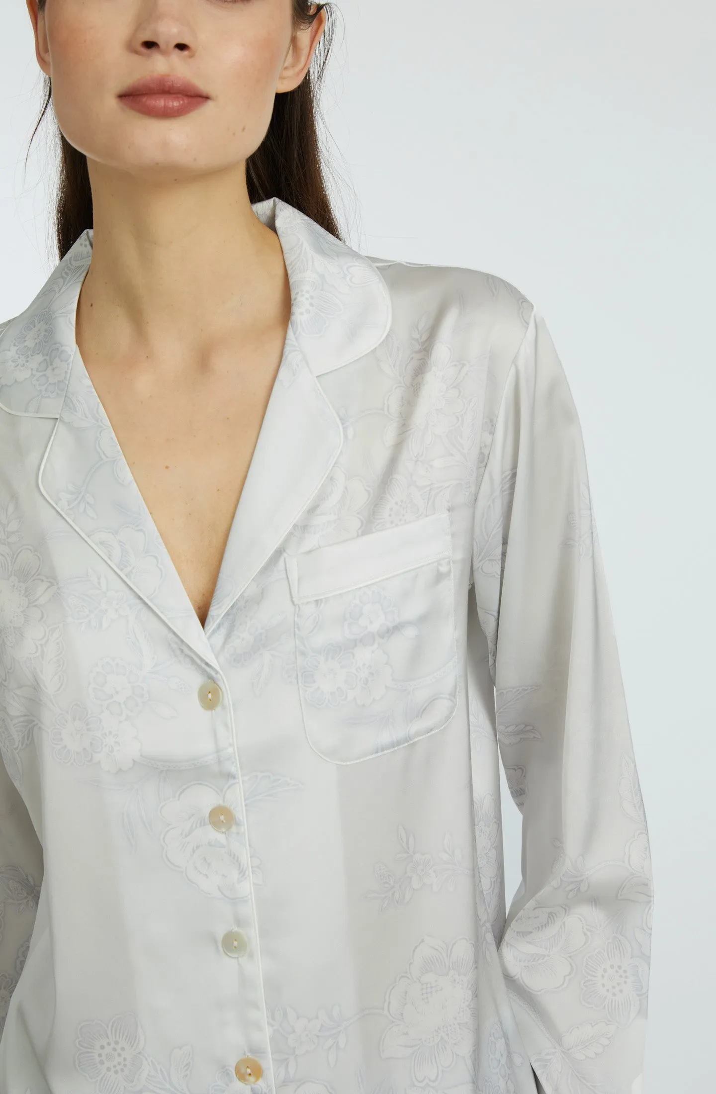 Bliss Angel White Long PJ Set