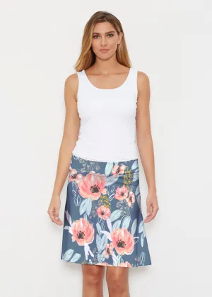 Blossoming Blooms (16226) ~ Silky Brenda Skirt 21 inch