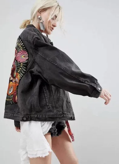 Boho Chic Denim Jacket