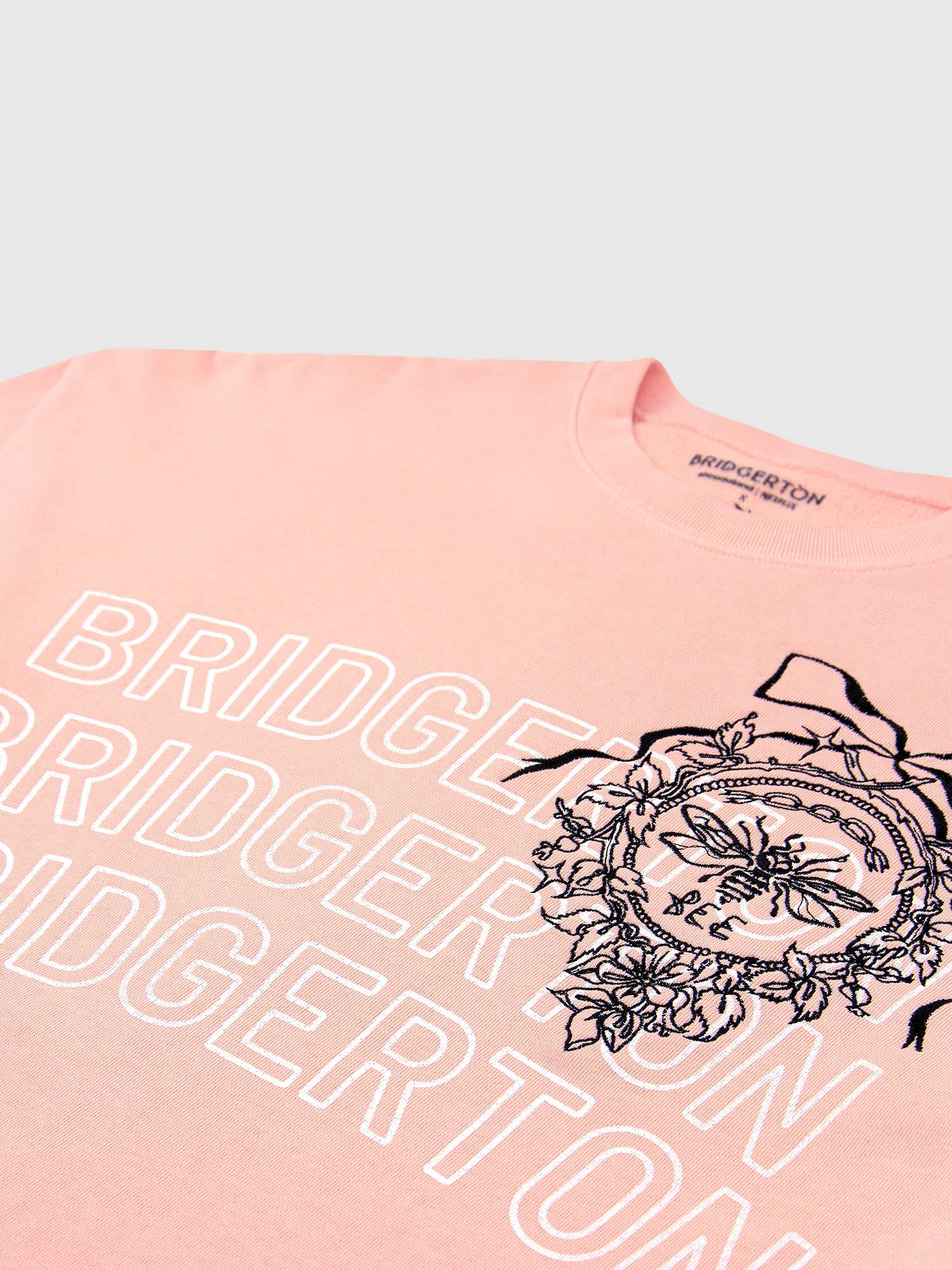 Bridgerton x Girl Knew York Pink Sweatshirt