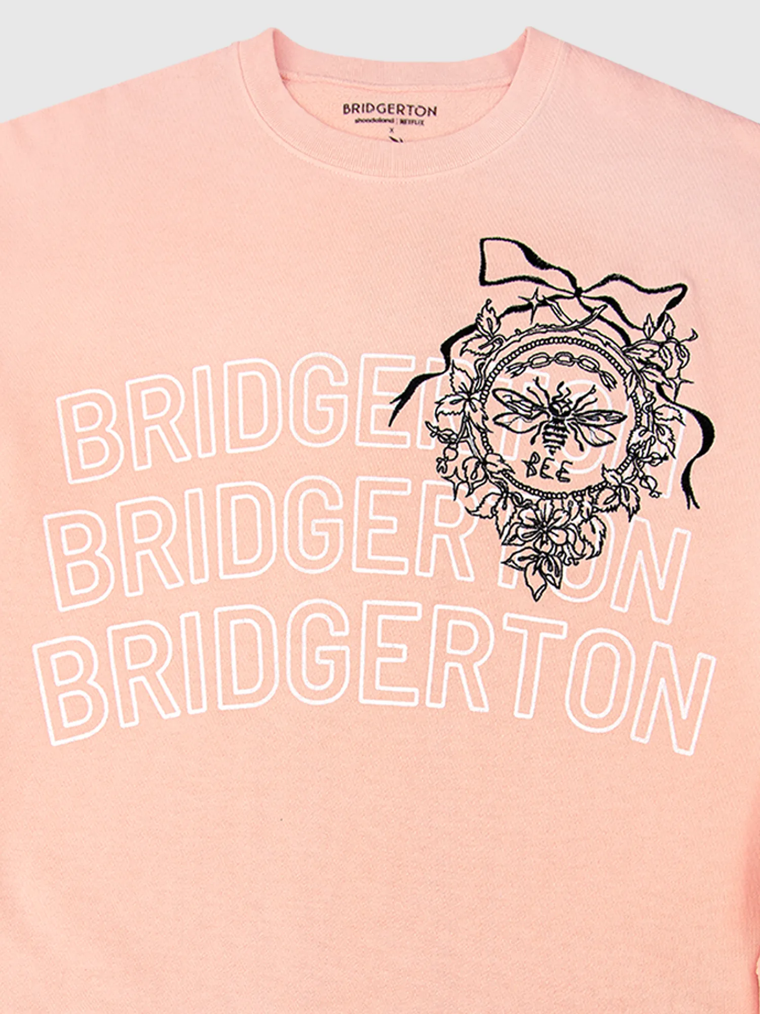 Bridgerton x Girl Knew York Pink Sweatshirt