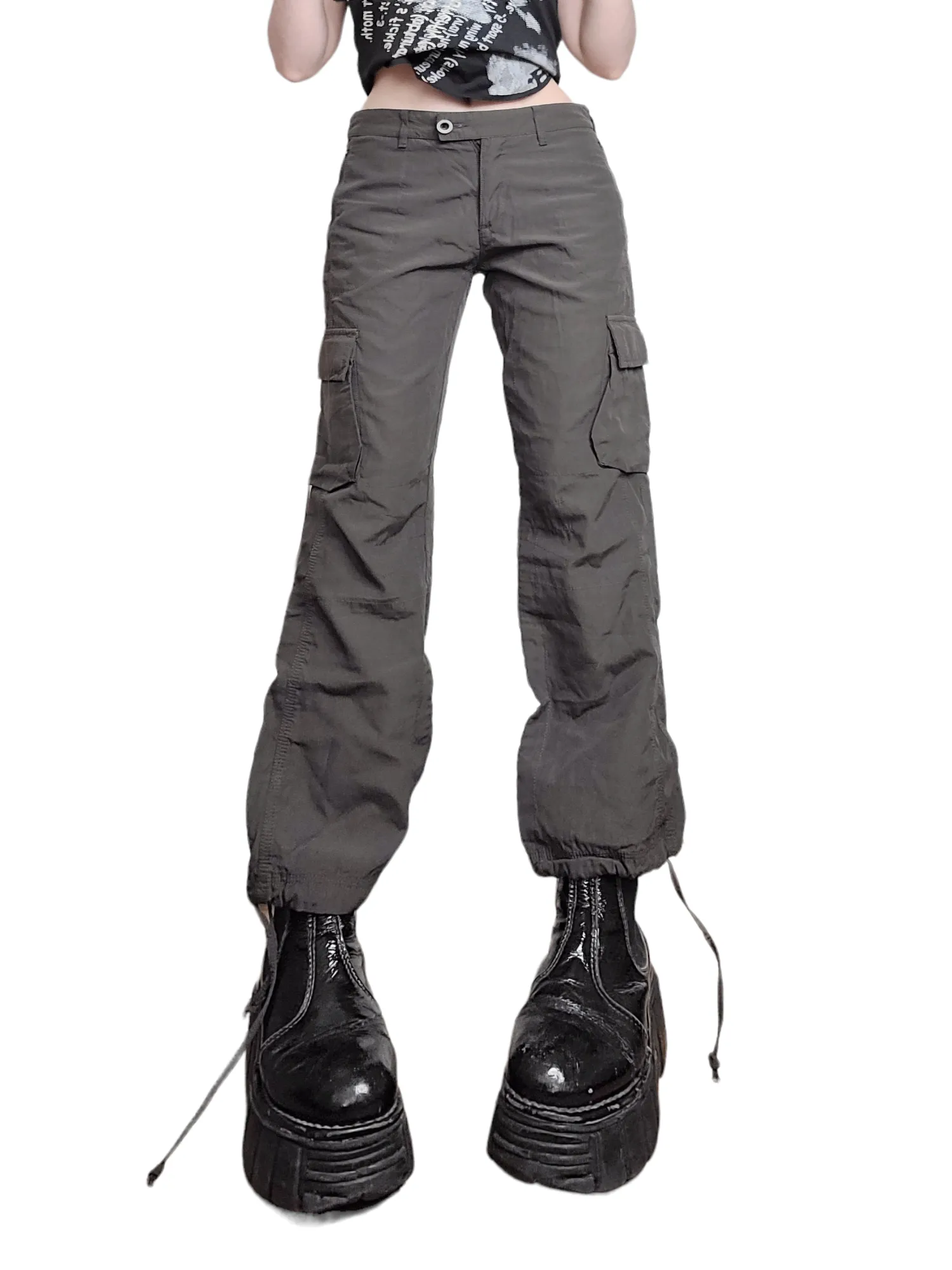 Cargo parachute marron 90s