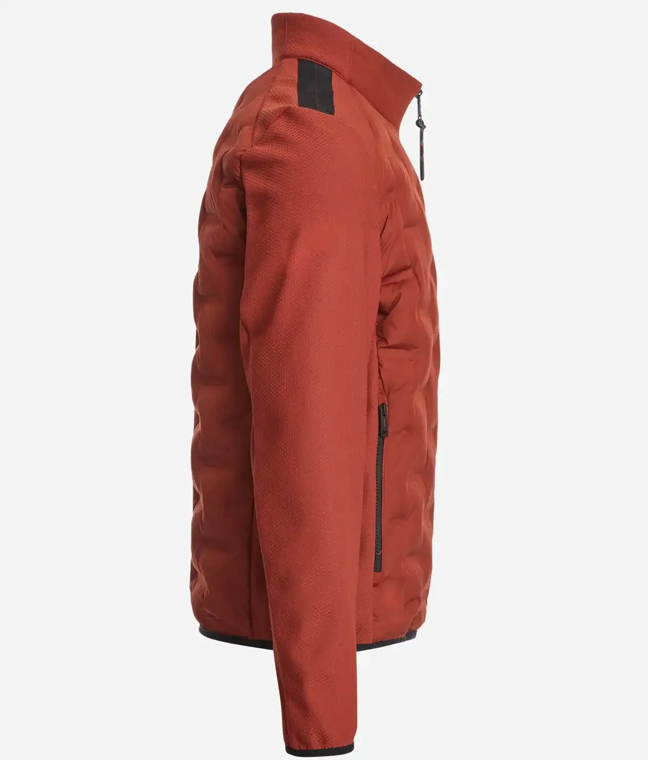 Casa Moda Mens Quilted Hyrbid Jacket Burnt Henna