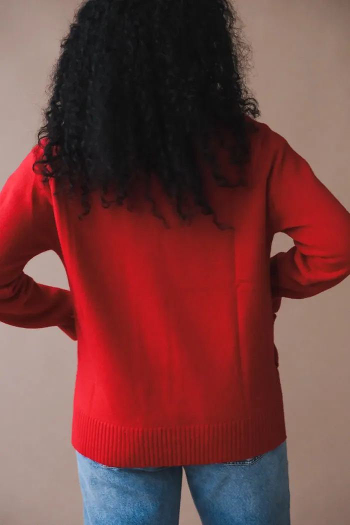 CASHMERE BLEND CREWNECK KNIT