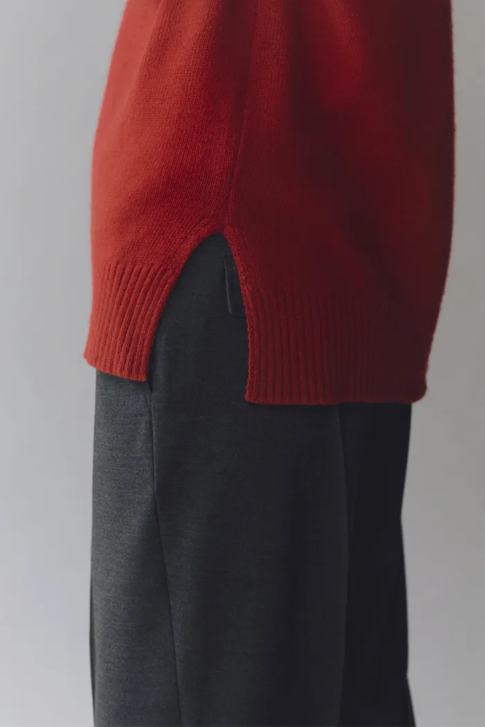 CASHMERE BLEND CREWNECK KNIT