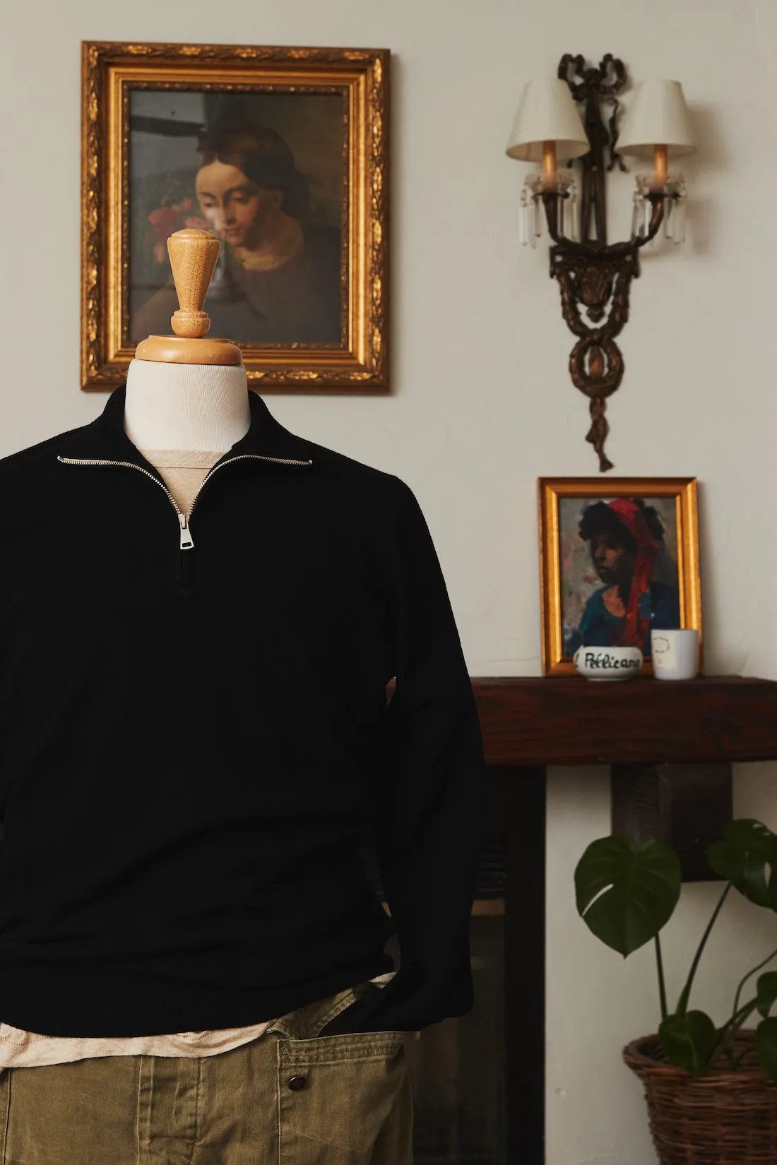 Cashmere Quarter Zip
