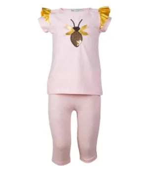Casual Kids Bumble Bee T-shirt&Pants Set