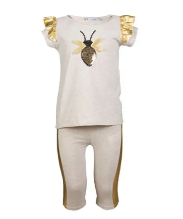 Casual Kids Bumble Bee T-shirt&Pants Set