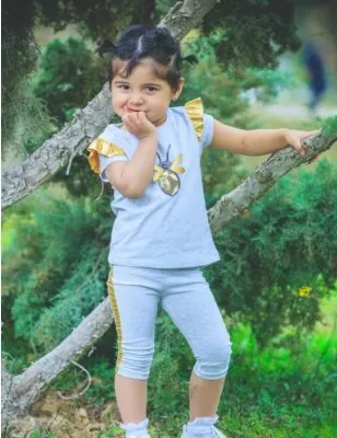 Casual Kids Bumble Bee T-shirt&Pants Set