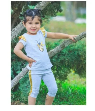 Casual Kids Bumble Bee T-shirt&Pants Set