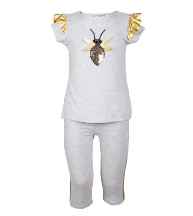 Casual Kids Bumble Bee T-shirt&Pants Set