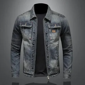 Cedric | Denim Jacket with Zipper