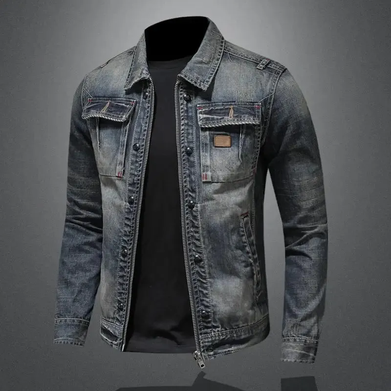 Cedric | Denim Jacket with Zipper