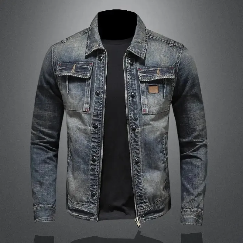 Cedric | Denim Jacket with Zipper