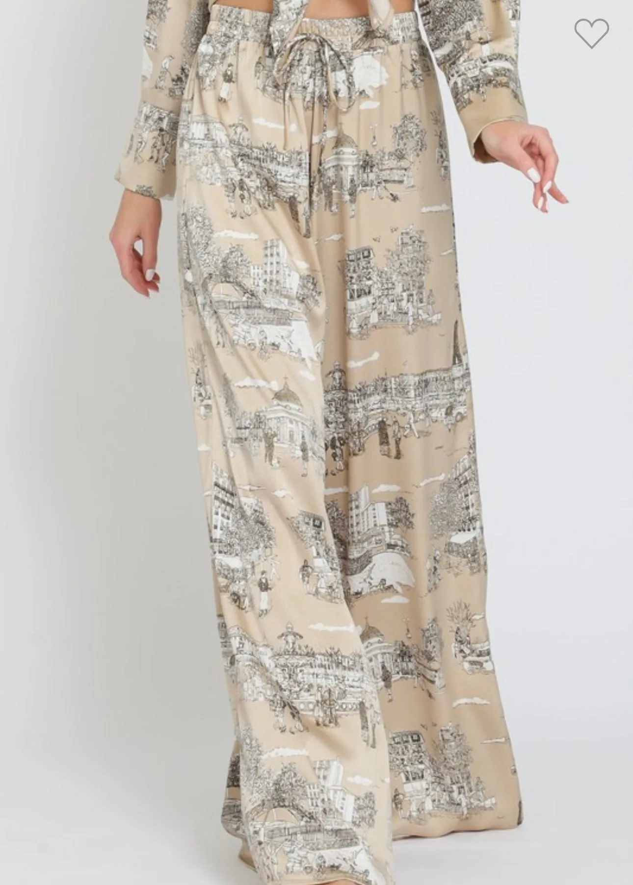 Champagne Toile Pants