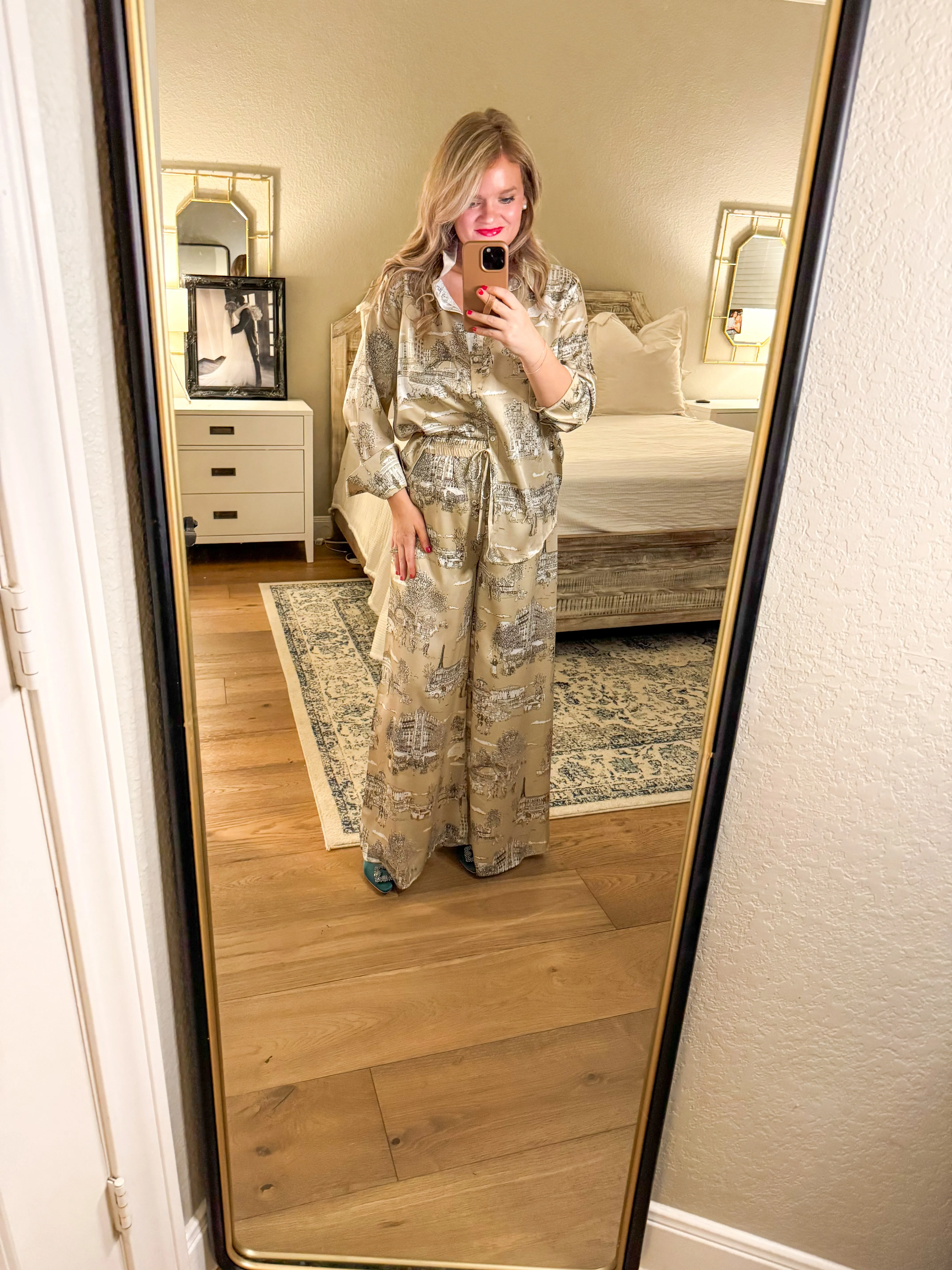 Champagne Toile Pants