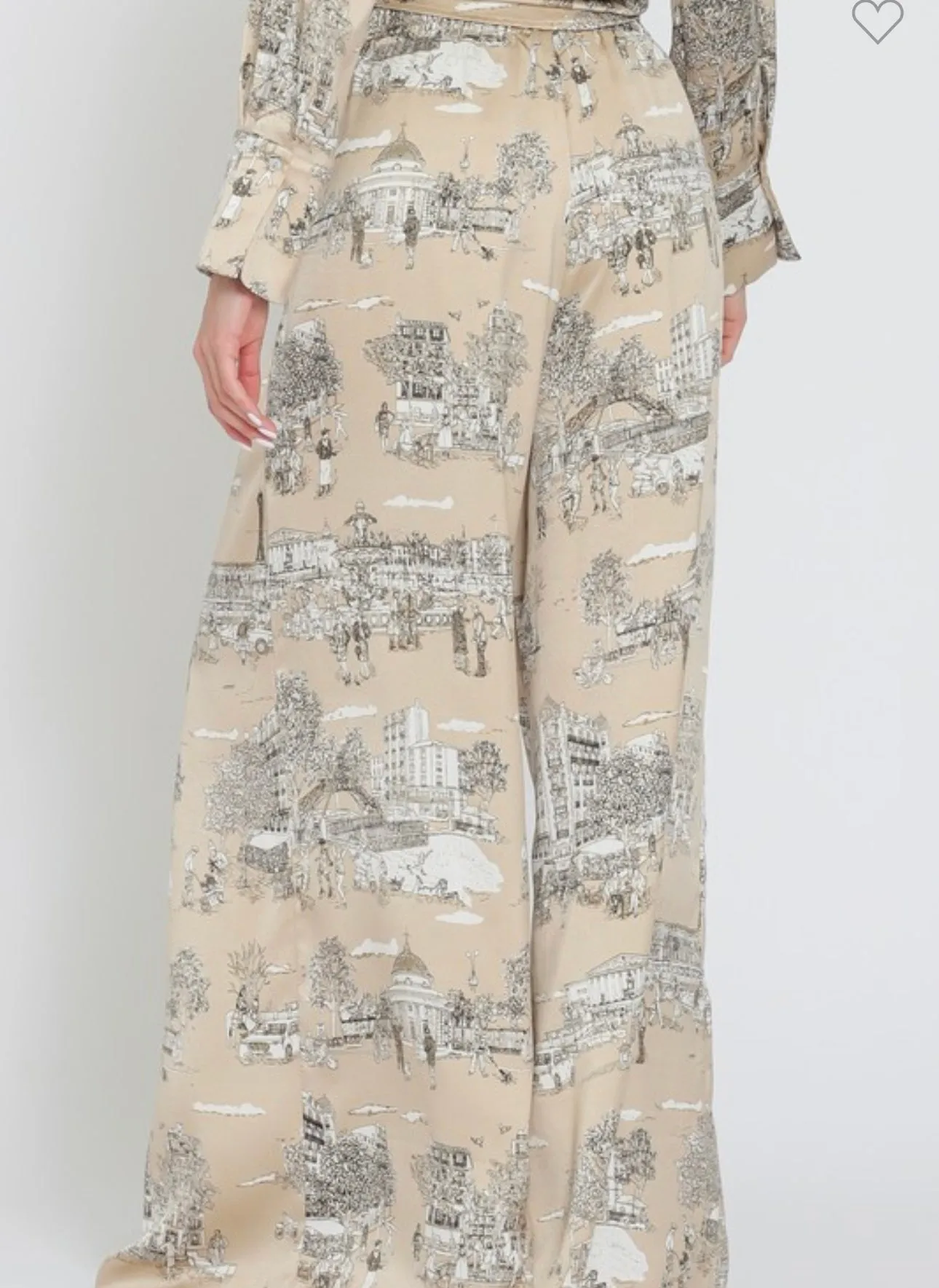 Champagne Toile Pants
