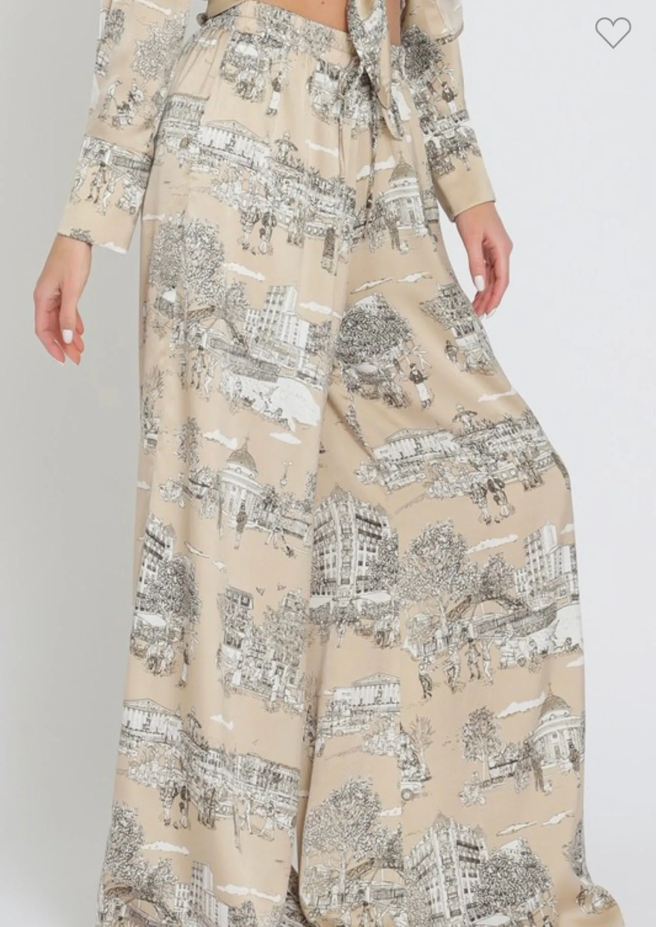 Champagne Toile Pants