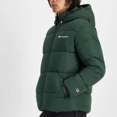Champion Mens Rochester Puffer Jacket Dark Green