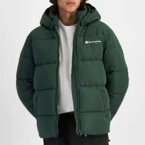 Champion Mens Rochester Puffer Jacket Dark Green